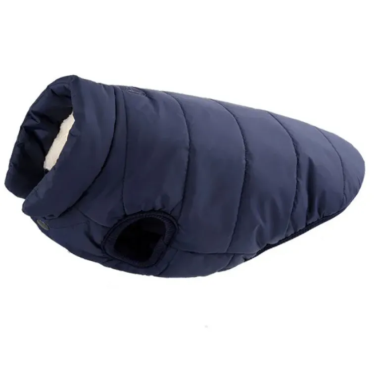 Efterårsklar|Hundetøj^FashionDoggy Dynevest med fleecefor | OUTLET