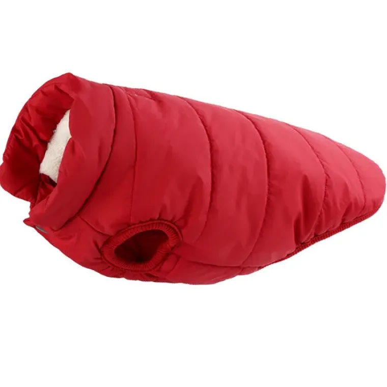 Efterårsklar|Hundetøj^FashionDoggy Dynevest med fleecefor | OUTLET