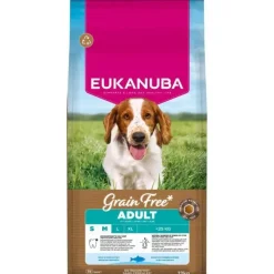 Hundemad^EUKANUBA Grain Free Adult - Small Medium Breed | Tørfoder