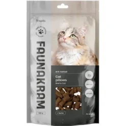 Godbidder|Godbidder Og Gnaveben^Faunakram Cat Pillows with Beef & Cod | 100g