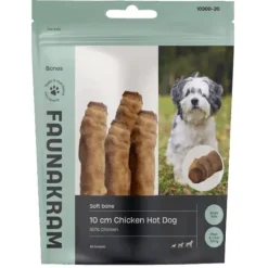 Godbidder Og Gnaveben^Faunakram Chicken Hot Dog | 10 cm | 170g