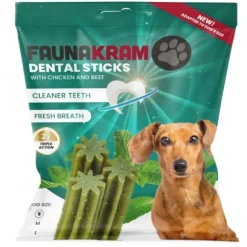 Godbidder Og Gnaveben^Faunakram Dental Stick Fresh Breath | 7 stk. Small