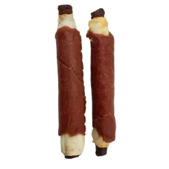 Godbidder Og Gnaveben^Faunakram Filled Rawhide Roll w. Duck Paste 300g | 2 stk