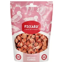 Godbidder|Godbidder Og Gnaveben^Ficcaro Beef & Duck Cubes | 100g