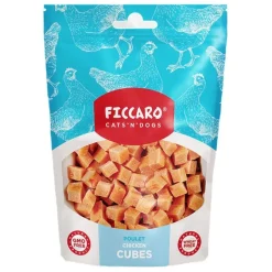 Hvalpegodbidder Og Gnaveben|Godbidder Og Gnaveben^Ficcaro Chicken Cubes | 100g