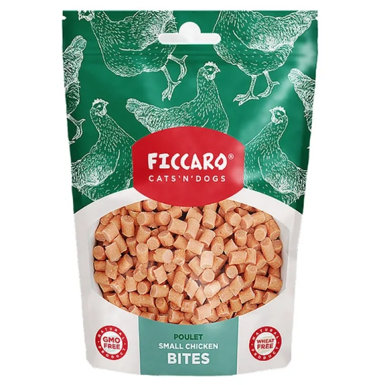 Hvalpegodbidder Og Gnaveben^Ficcaro Small Chicken Bites | 100g