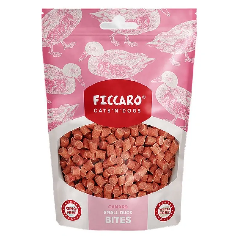 Hvalpegodbidder Og Gnaveben|Godbidder^Ficcaro Small Duck Bites | 100g