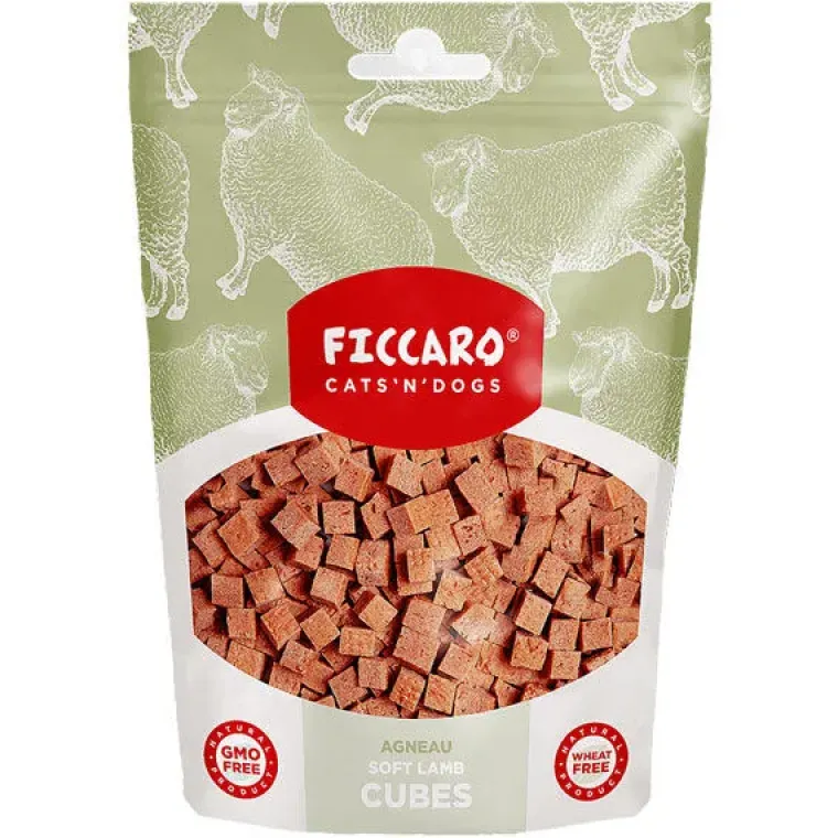 Godbidder|Godbidder Og Gnaveben^Ficcaro Soft Lamb Cubes | 100g