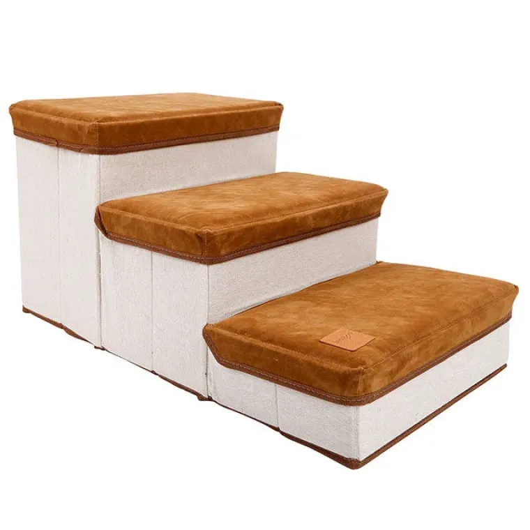 Hundetrapper & Hunderamper^DogLemi Foldbar hundetrappe med opbevaring