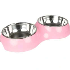 Hvalpe Accessories^Ollipet FRESH dobbelt madskål