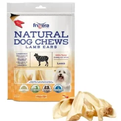 Godbidder Og Gnaveben^Frigera Natural Dog Chews Lammeører | 100g