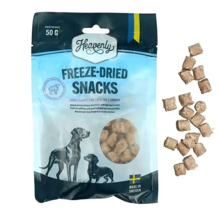 Godbidder Og Gnaveben|Påskekurven^Dogman Frysetørret Snacks med Lam | 50g