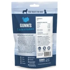 Godbidder & Smagsvarianter|Single Protein & Foder & Godbidder^Gunnis Tyggepinde med Torsk | 3 stk