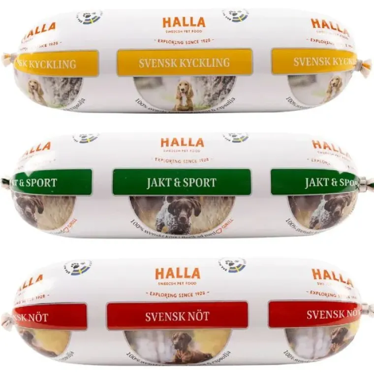 Hundemad^Halla Vådfoder | 650 gram