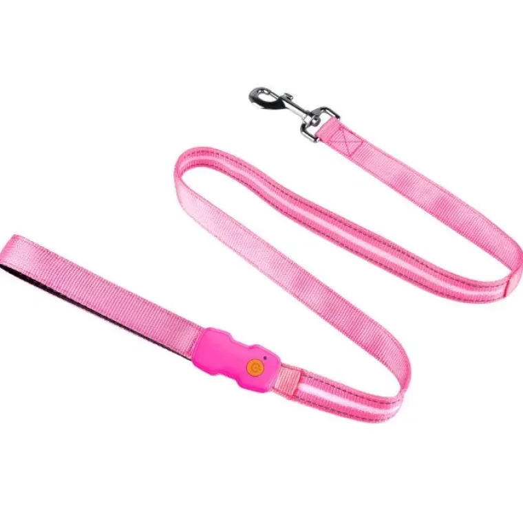 Løbeturen|Hundesnor^Cotonshoppen Hundesnor med LED-lys | Genopladelig