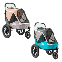Hundeklapvogn^InnoPet Sporty Evolution hundeklapvogn og cykelvogn i et