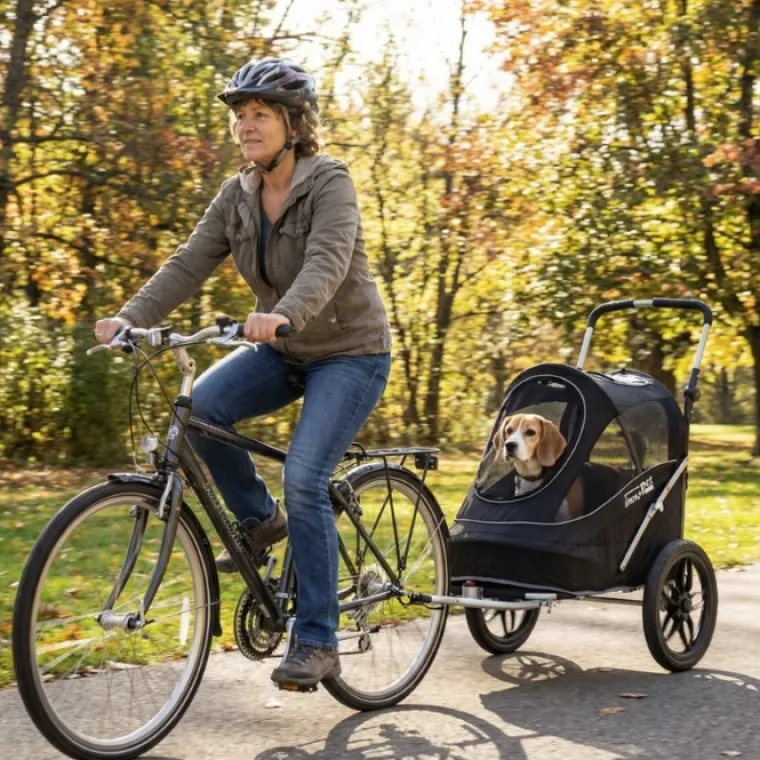 Hundeklapvogn^InnoPet Sporty EVR | Hundeklapvogn / cykeltrailer