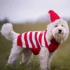 Julekurven^Ollipet Julesweater m. striber