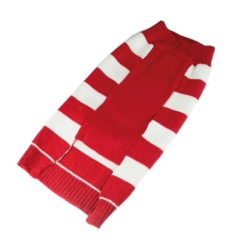 Julekurven^Ollipet Julesweater m. striber