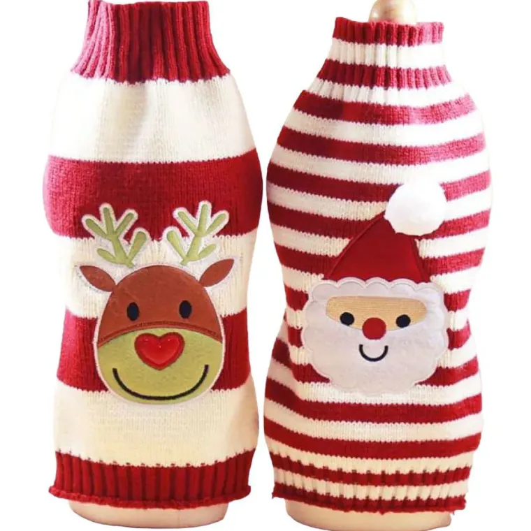 Julekurven^Ollipet Julesweater m. striber