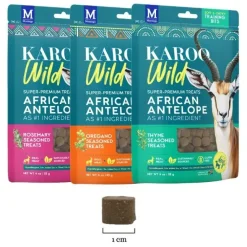 Godbidder Og Gnaveben^KAROO Wild Training Bites | 113g