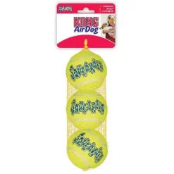 Bolde|Hvalpelegetøj^KONG AirDog Squeaker Tennisbold S | 3 stk.