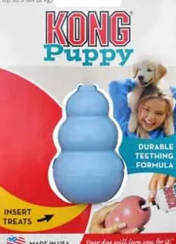 Aktivitetslegetøj Til Hunde|Hvalpelegetøj^KONG Puppy Small| hvalpelegetøj