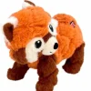 Plyslegetøj Til Hunde|Hvalpelegetøj^KONG Scampers Red Panda | Medium