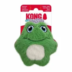 Plyslegetøj Til Hunde|Hvalpelegetøj^KONG Snuzzles Mini Frog