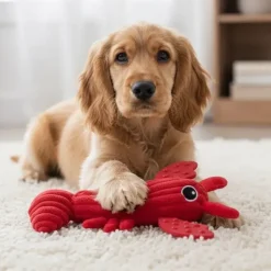 Plyslegetøj Til Hunde|Hvalpelegetøj^KW Hummer Hundelegetøj | 34 cm