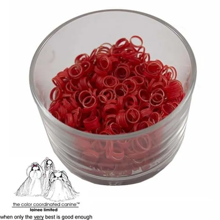 Hårpynt Til Hunde^Lainee Wrapping Bands Lainee Wrap elastik 8mm | 850 stk