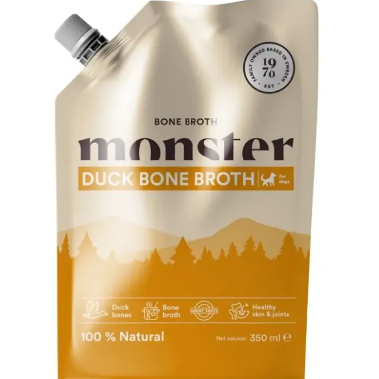 Hundemad|Godbidder Og Gnaveben^Monster Dog Bone Broth | Duck
