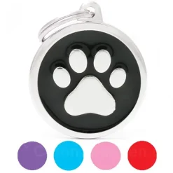 Hundetegn^MyFamily My Family | Hundetegn Classic Circle Paw 3 cm