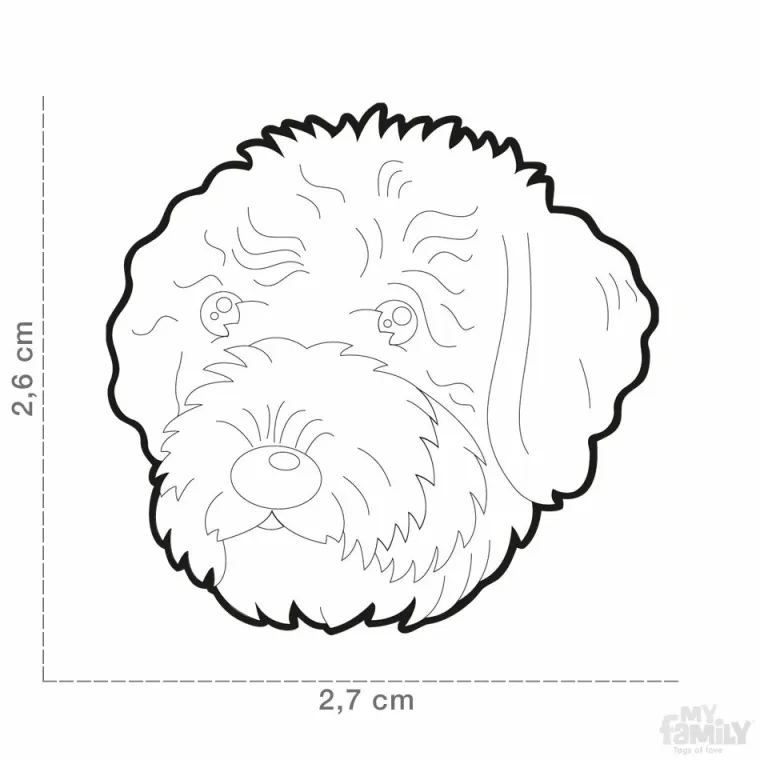 Hundetegn|Charms Med Hunderacer Og Andre Dyr^MyFamily My Family | Hundetegn Lagotto