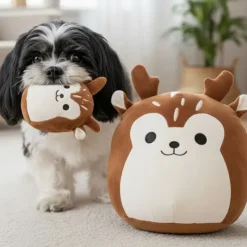 Julekurven|Plyslegetøj Til Hunde^Nordic Paws Flompie Rensdyr