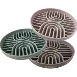 Snusemåtter/Slikkeplader^Ollipet Art Deco slikkeskål | 19 cm