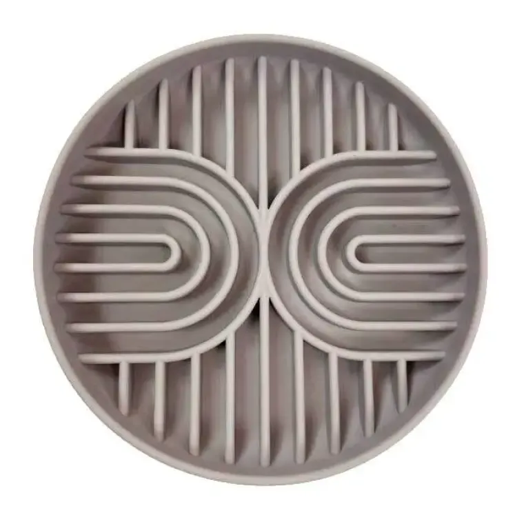 Snusemåtter/Slikkeplader^Ollipet Art Deco slikkeskål | 19 cm