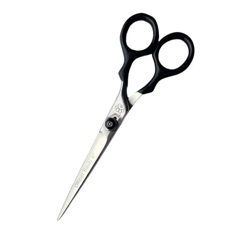 Pelsplejeredskaber^Ollipet Basic groomingsaks 6"
