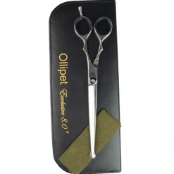 Pelsplejeredskaber^Ollipet Basic Groomingsaks | Afrundet spids 8"