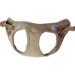 Hundeseler|Hvalpesele Og Hvalpeliner^Ollipet Bijou Step-in hundesele | Fløjl Olive Green