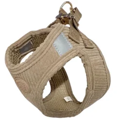 Hundeseler|Hvalpesele Og Hvalpeliner^Ollipet Bijou Step-in hundesele | Fløjl Olive Green