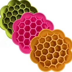 Snusemåtter/Slikkeplader^Ollipet blomst slikkeskål | 19 cm