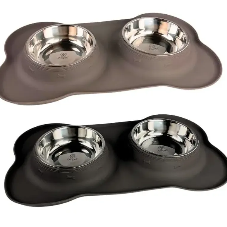 Hvalpe Accessories^Ollipet Bone Bowls Hundeskåle