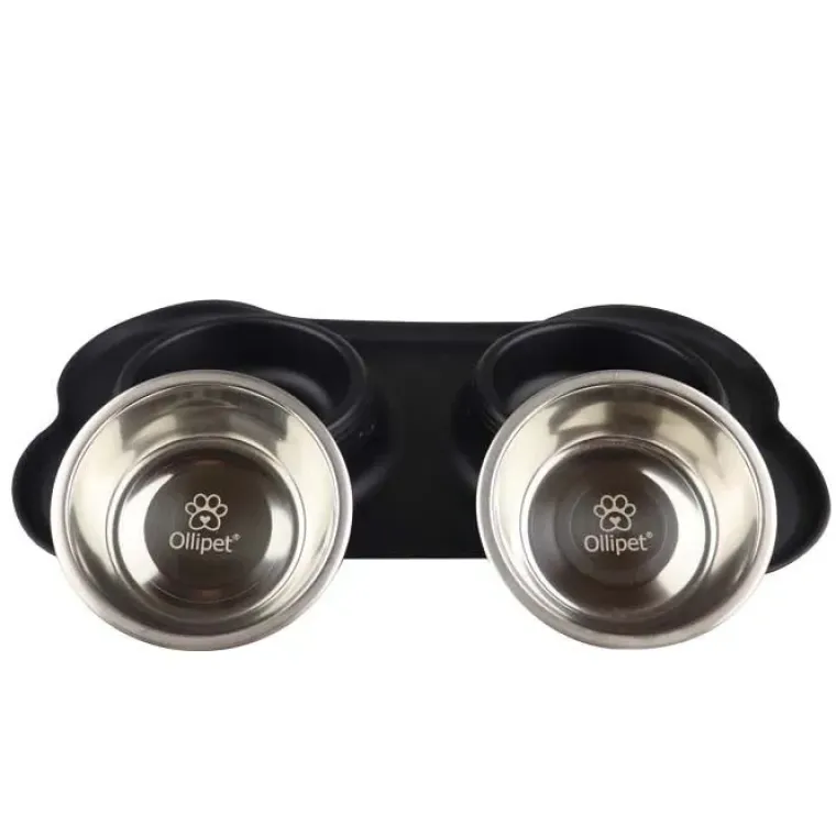 Hvalpe Accessories^Ollipet Bone Bowls Hundeskåle