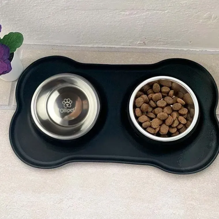 Hvalpe Accessories^Ollipet Bone Bowls Hundeskåle