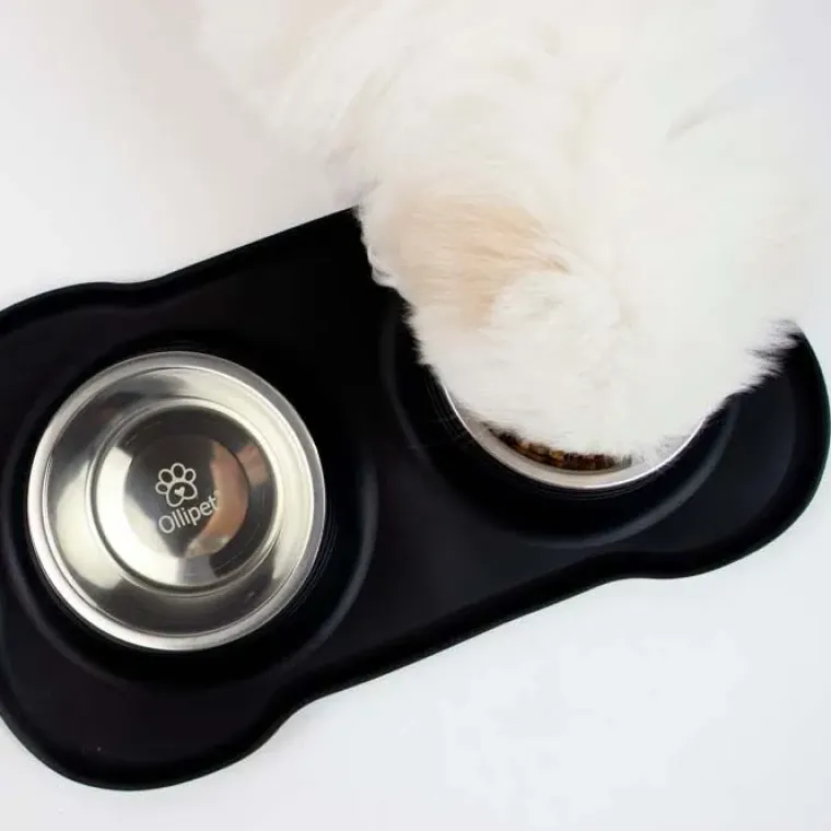 Hvalpe Accessories^Ollipet Bone Bowls Hundeskåle