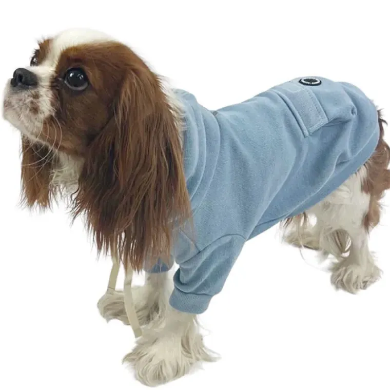 Hundetøj^Ollipet Buddy Hoodie | Lyseblå