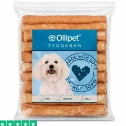 Godbidder Og Gnaveben^Ollipet Chicken Roll Tyggeben | 400g