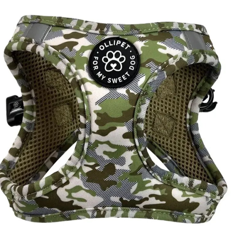 Hundeseler|Ollipet City Lux^Ollipet City Lux Step-in sele | Camouflage