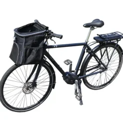 Transporttasker Til Hunde|Rygsæk Til Hunde^Ollipet Cykeltaske 2i1 m. lygte